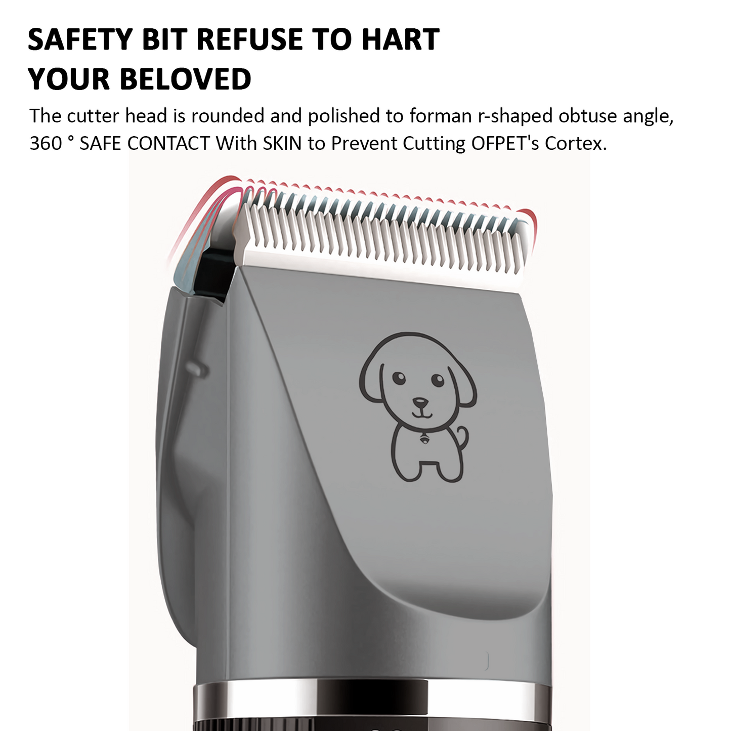 CORDLESS RECHARGABLE COMPLETE PET GROOMING KIT