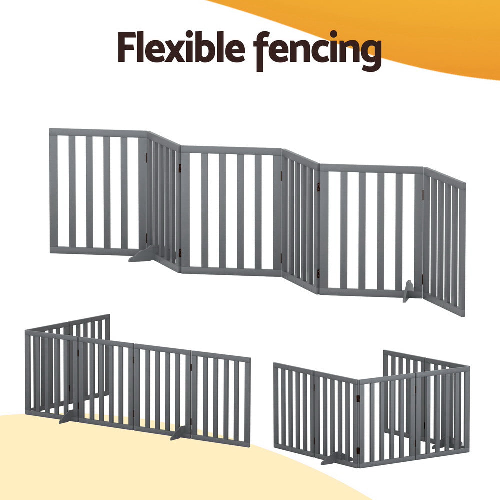  pet gate with Flexible fencing