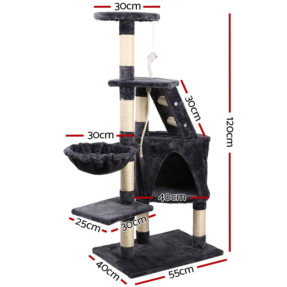 black scratching tower post