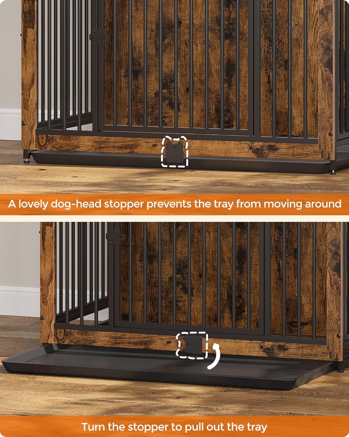 Pet Dog Crate end table for home 