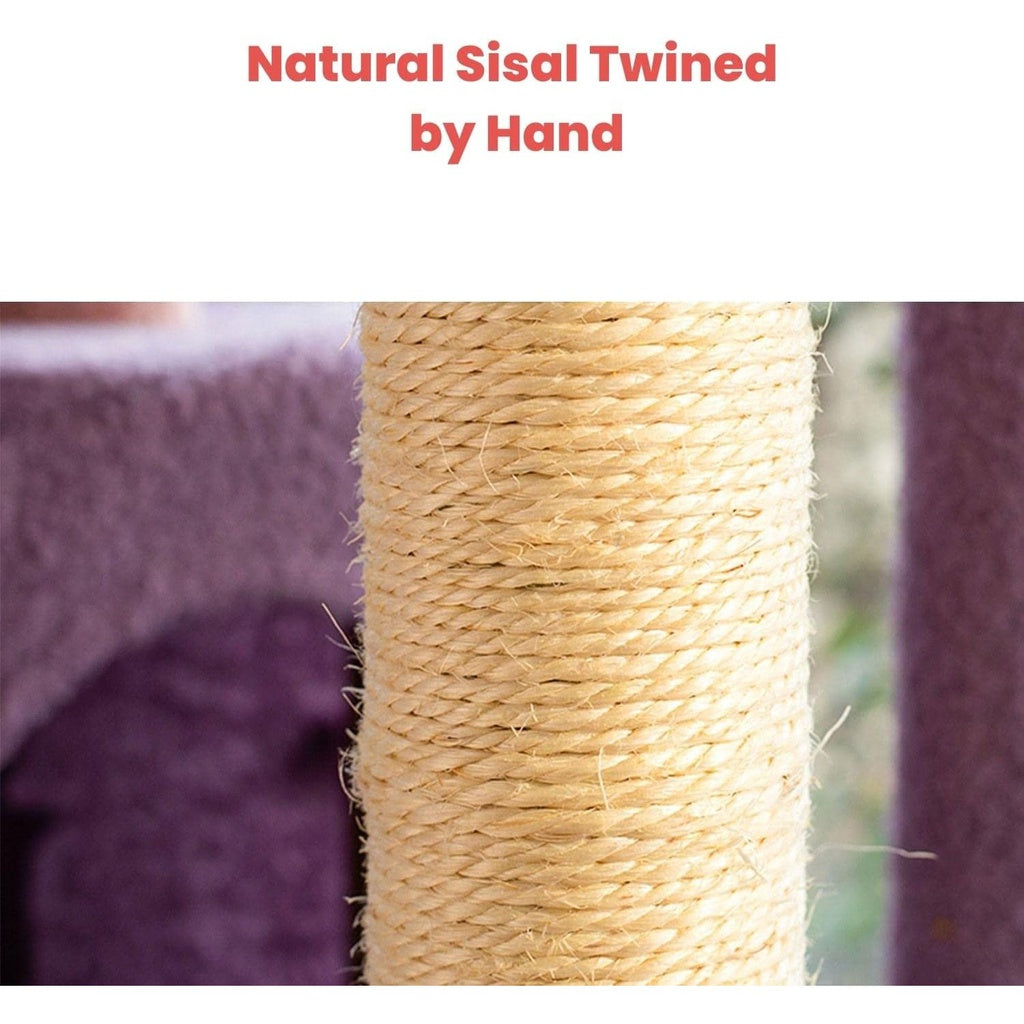 natural sisal twined by hand 