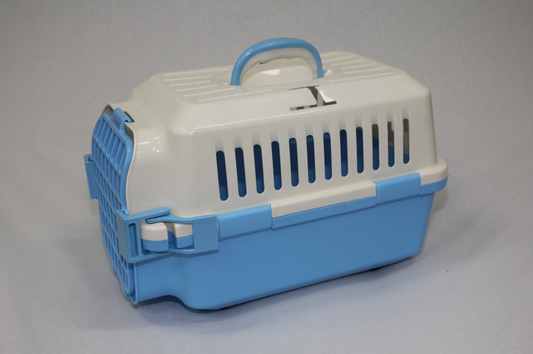 YES4PETS Small Dog Cat Crate Carrier - Blue